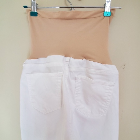 AG Maternity White Skinny Jeans 30R - Picture 4 of 7